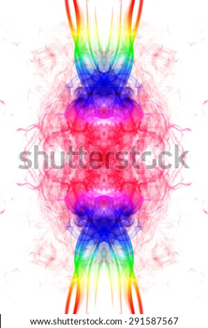 abstract color smoke background, colorful smoke on white background, colorful ink on white background