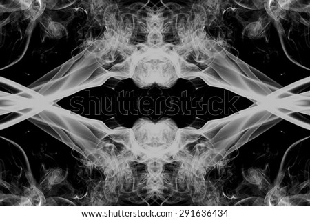 abstract smoke background, white smoke color on  blackbackground, white ink on black background