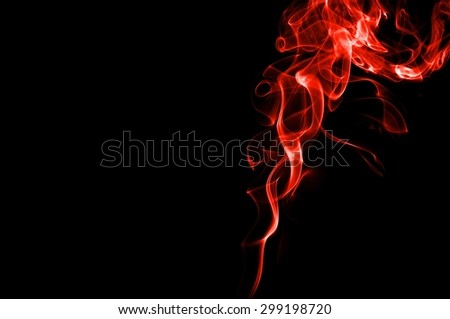 abstract red smoke on black background, red smoke on black background, smoke background,red ink background,red background ,beautiful red smoke