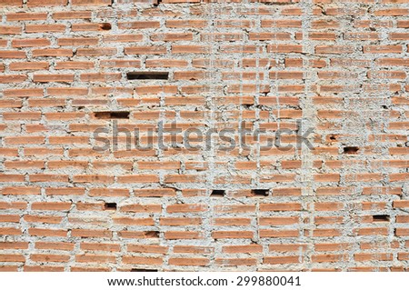 Background of brick wall texture,Background of old vintage brick wall