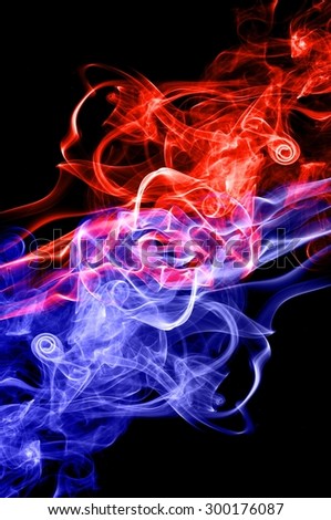 red fire and blue fire background,Red and blue fire on balck background