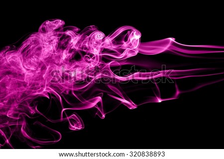 movement of purplw smoke,Abstract violet smoke on black background, purple smoke background,purple ink background,Violet smoke, beautiful color smoke