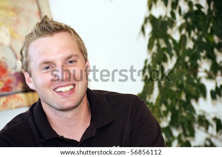 ZELL AM SEE, AUSRIA - JULY 8:  NHL star player Thomas Vanek visits his hometown to speak to young players and give autographs on July 8, 2010 in Zell am See, Austria.
