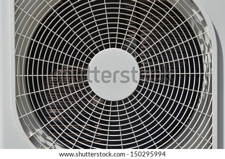 Fan for cooling the outside air.
