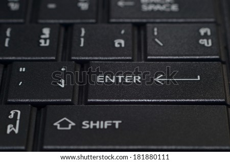The keypad on the keyboard