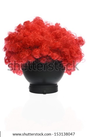 Red Curly Clown Wig