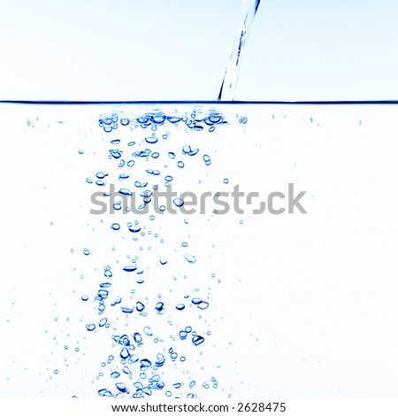 Water bubbles, underwater