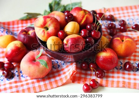 fruit on the table
