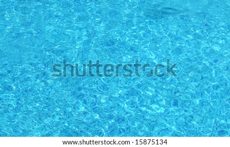 The blue cool and clear sea water ripples seamless background.