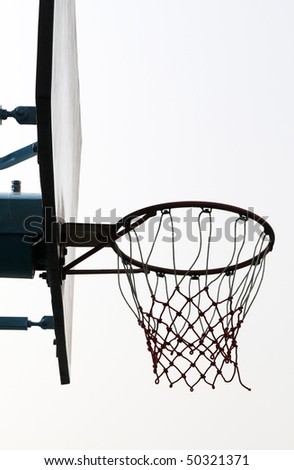 Basketball stand.