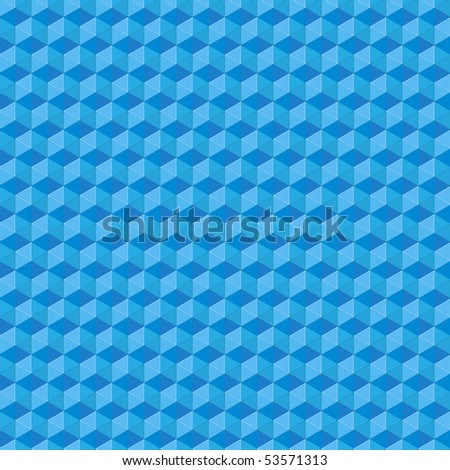 Blue mosaic background - an illustration for your design project.