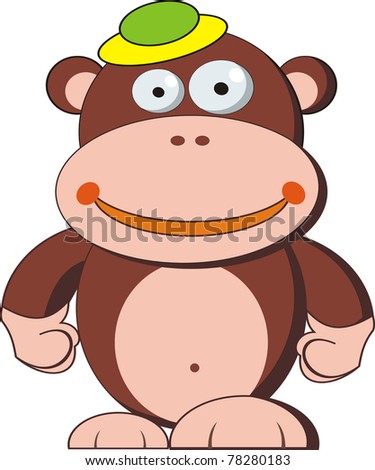 Monkey Cartoon Stock Photo 78280183 : Shutterstock