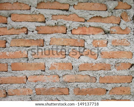 Brick and mortar walls