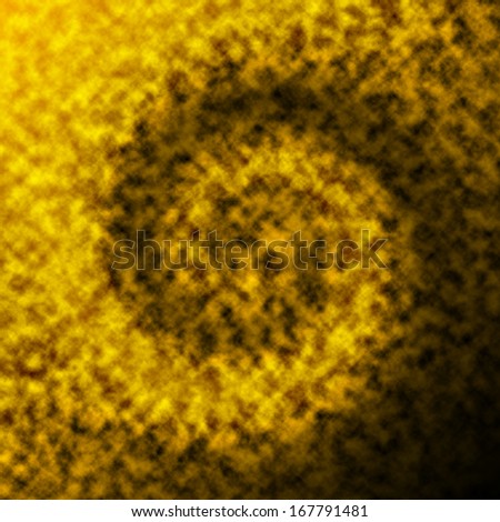 abstract background of Black and yellow smoke