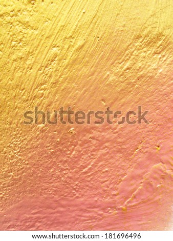 Grunge Background pink and Gold Plaster