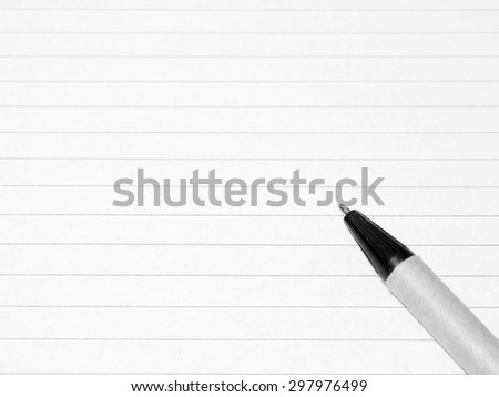 pen on notebook paper texture line closeup