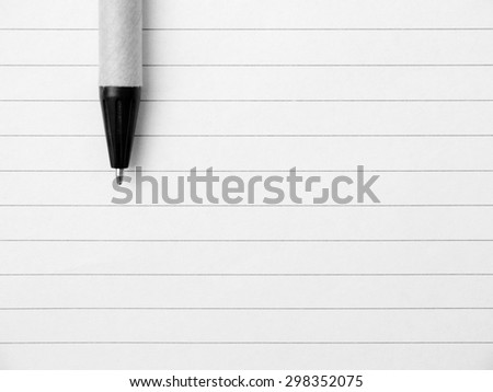 pen on notebook paper texture line closeup