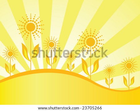 sunflower background wallpaper. Spring wallpaper with