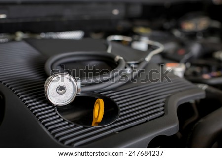 Diagnosis engine at service station