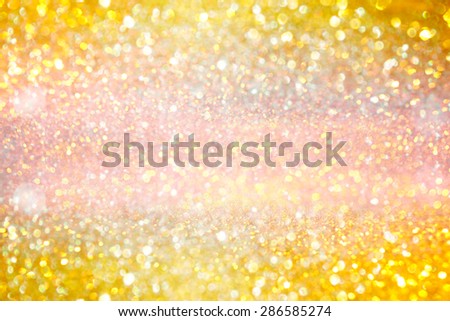Blur gold texture glitter background