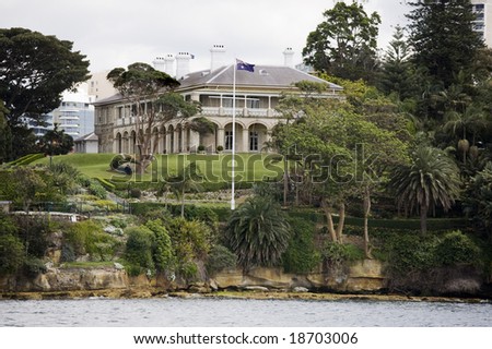 Kirribilli House prime minister\'s official government residence Sydney Australia