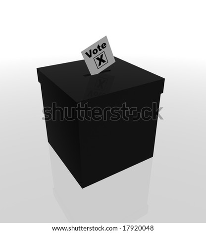 Image of a ballot box and voting slip