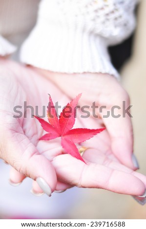 Maple Leave in hand