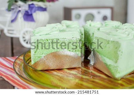 sliced  panda-nus cakes