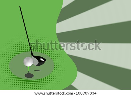 Golf background (poster, web, leaflet, magazine)