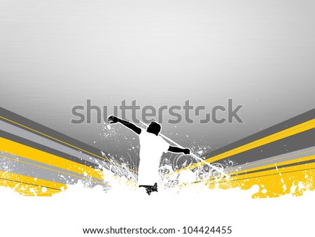 javelin throw background with space (poster, web, leaflet, magazine)