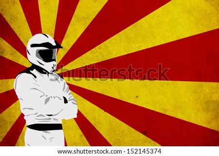 Motocross or quad poster background with space Motocross or quad poster background with space