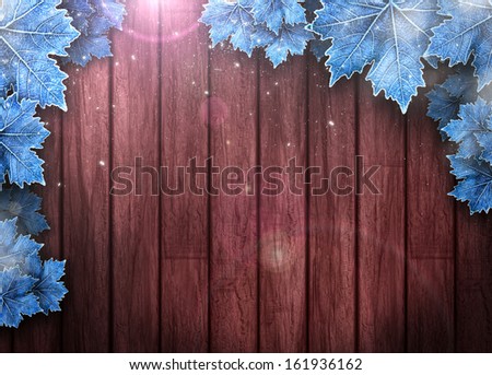 Winter business or invitation poster or flyer background with space Winter business or invitation poster or flyer background with space