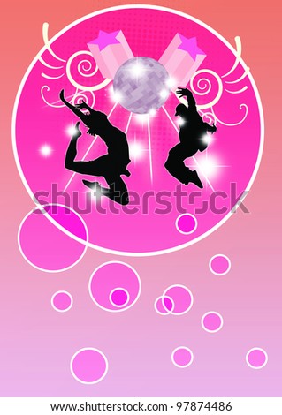 Street dance background (poster, web, leaflet, magazine)