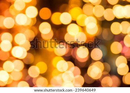 Bokeh. Abstract blurred light background ideal for background and wallpaper purposes