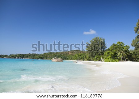 Praslin island, Seyshelles. The island of dreams for a rest and relaxation.
