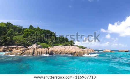 La Digue island, Seyshelles. The island of dreams for a rest and relaxation.