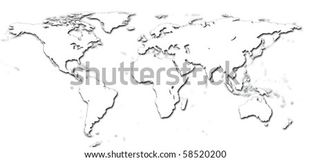 World+map+continents+black+and+white