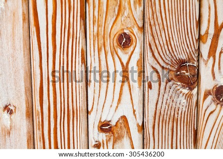 Natural  wood pattern. Wooden tiles with knots, Different kinds wood planking texture. Macro view.