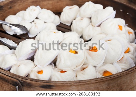 pork buns in Steamed pot ( Chinese food )