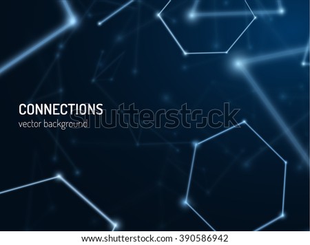 Plexus connections background. Vector eps10. Can be used as communications or technology, science concepts.