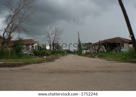 New Orleans, Lower Ninth Ward. One year after Hurricane Katrina.