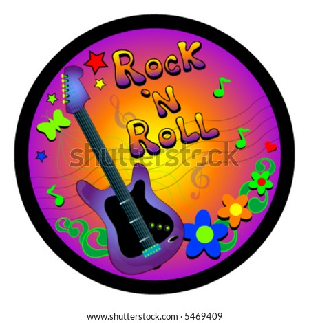 stock vector : Rock n Roll