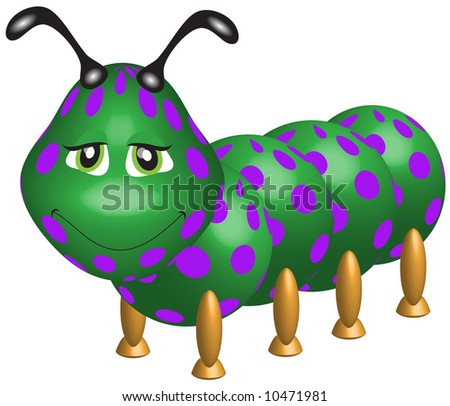 lack and white caterpillar. yellow black and white caterpillar. lack and white caterpillar.