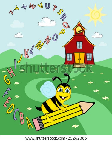 Cartoon Bee Trail