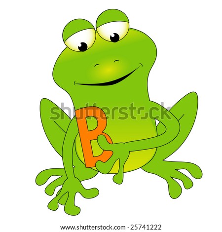 stock photo : B frog.