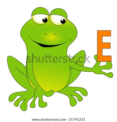 stock photo : E frog.