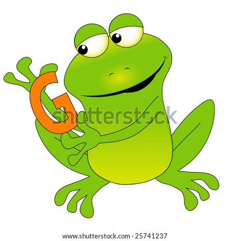 stock photo : G frog.