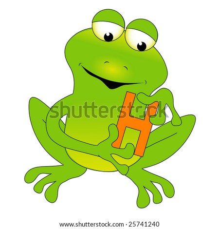 stock photo : H frog.