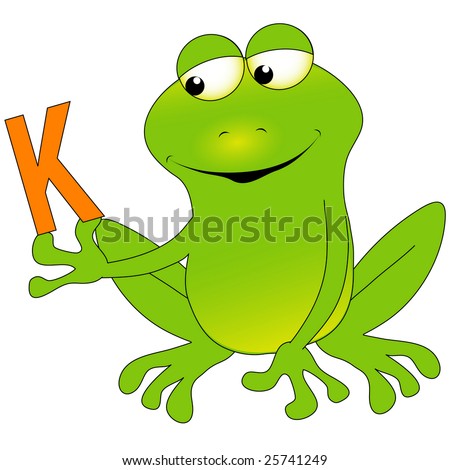 stock photo : K frog