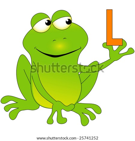 stock photo : L frog.